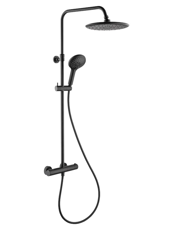 NORH Erika overhead shower set 1 & 3 sprays black