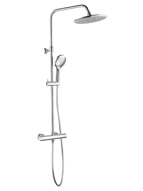 NORH Thora overhead shower set 1 & 3 sprays chrome