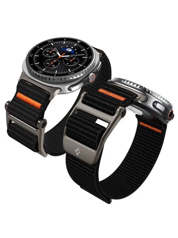 Spigen DuraPro Flex - black - Samsung Galaxy Watch 8 (40/44/46mm)