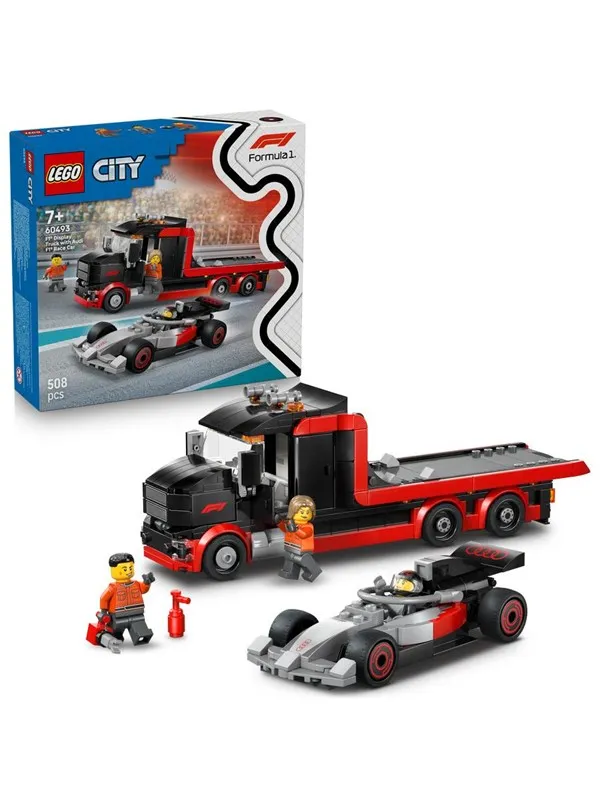 LEGO City 60493 F1®-trailer med Audi F1®-racerbil