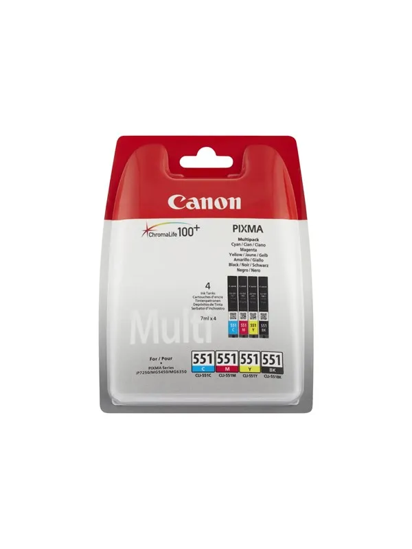 Canon CLI 551 / 6509B016 C/M/Y/BK Multipack