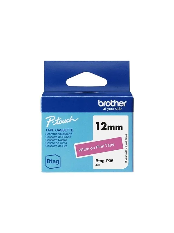 Brother BTAG-P35 - label tape - 1 cassette(s) - Roll (1.2 cm x 4 m)
