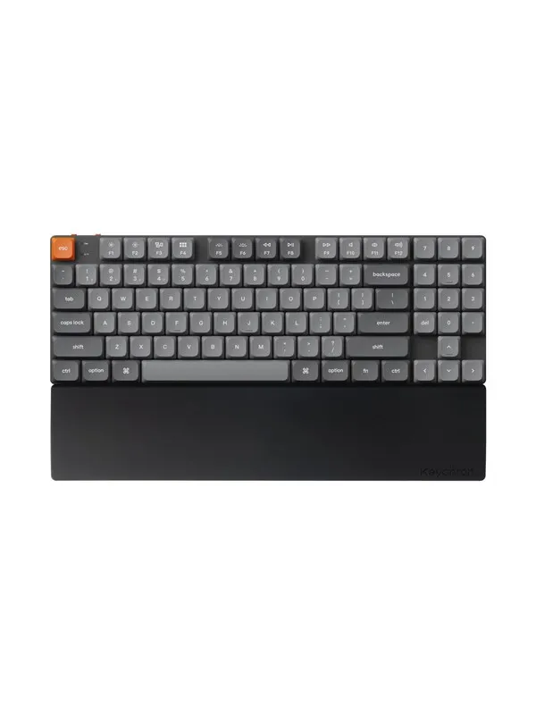 Keychron Silicone Palmrest K1 / K1 Max / K13 / K13 Max series - Håndleddsstøtte - Svart