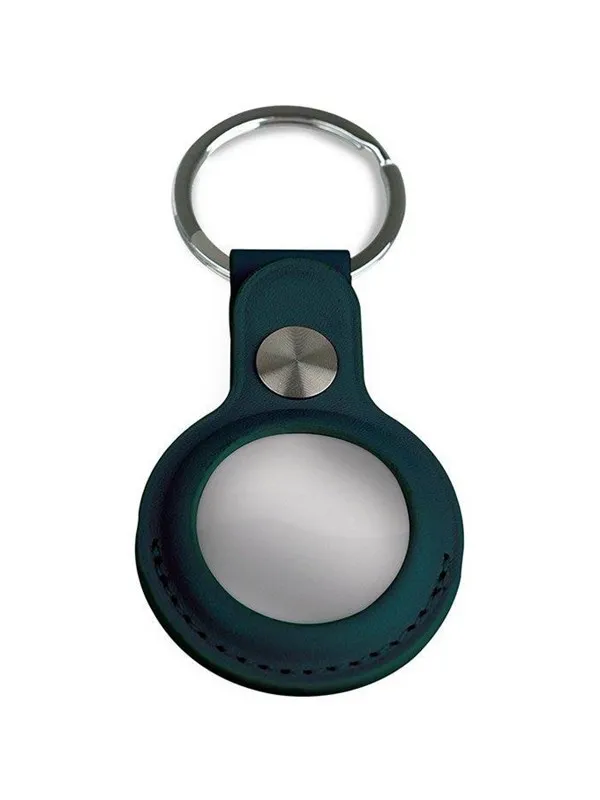 Light Solutions Airtag Key Ring - Leather - Green