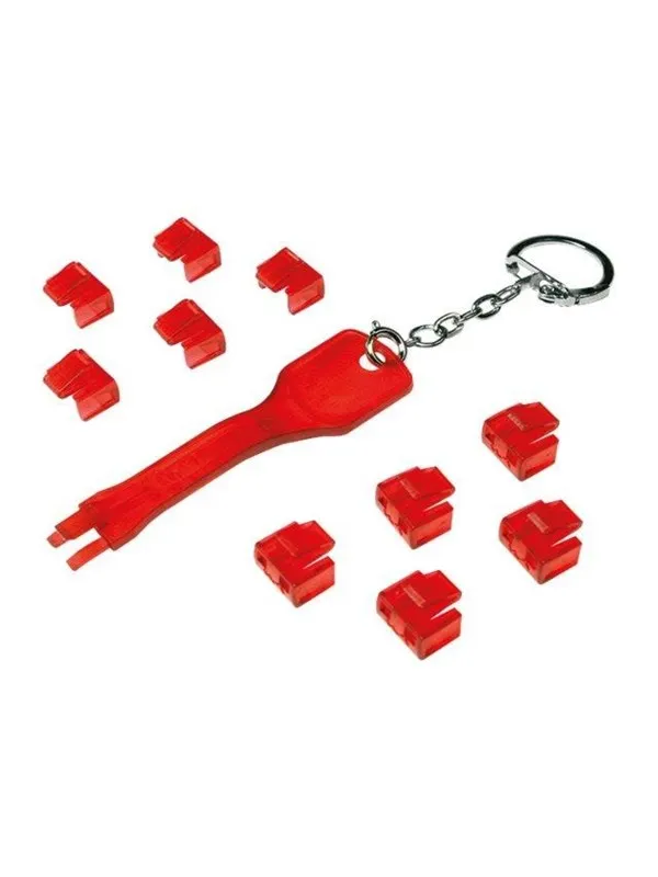 LogiLink RJ45 LAN Port Blocker (1x Key 10x Locks)
