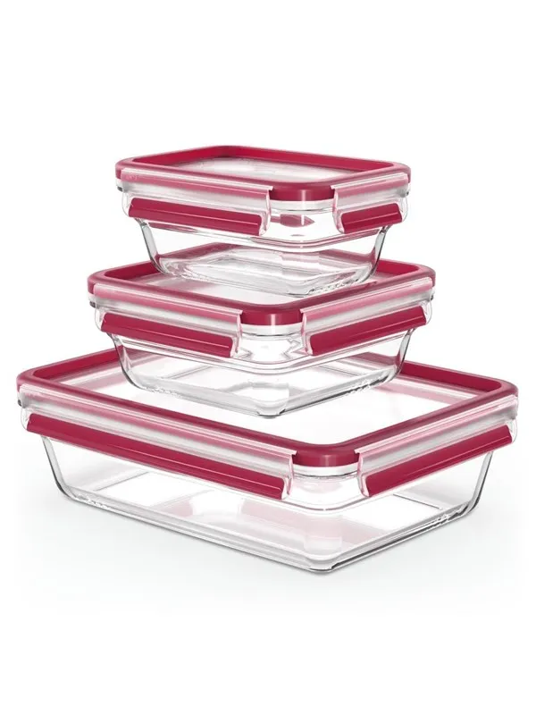 Tefal MasterSeal Glass 3pcs Set