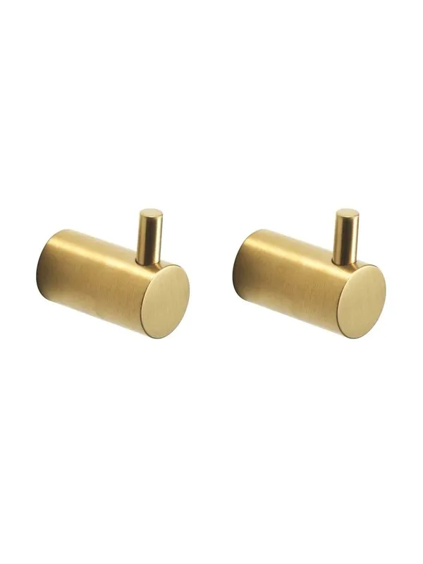 Pressalit Towel hook w/pin brushed brass