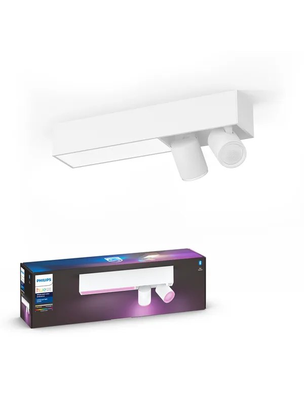 Philips Hue Centris 2x5.7W Spots - Hvit