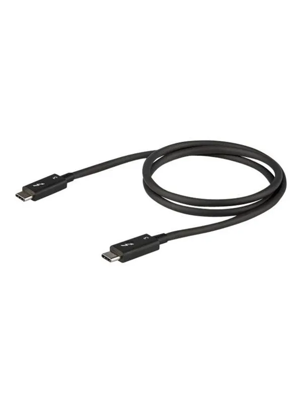 StarTech.com Thunderbolt 3 (40Gbps) USB C Cable - Black - 80cm
