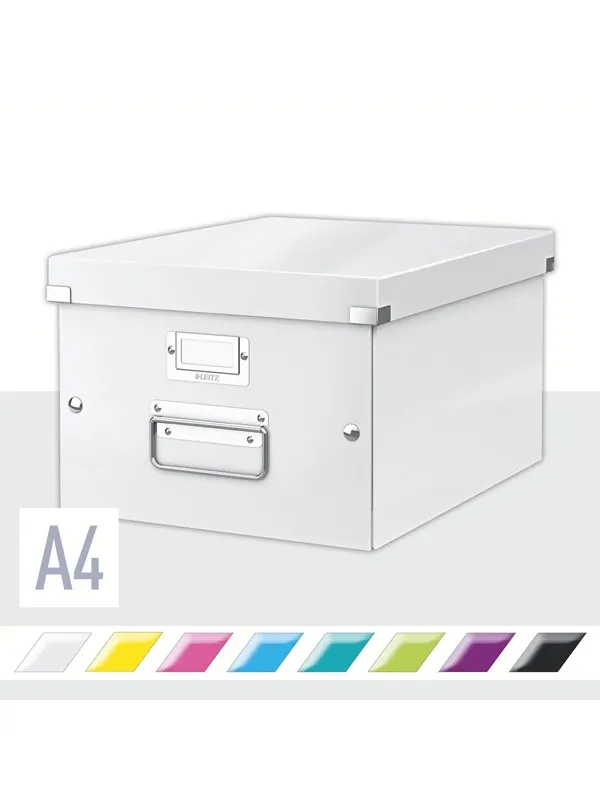 Leitz Oppbevaringsboks Click & Store  WOW Medium Hvit
