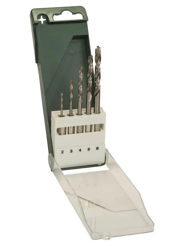 Bosch 5-delers treborsett med sekskantskaft, 2,0; 3,0; 4,0; 5,0; 6,0 mm