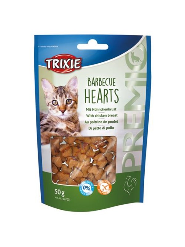 Trixie PREMIO Barbecue Hearts 50 g