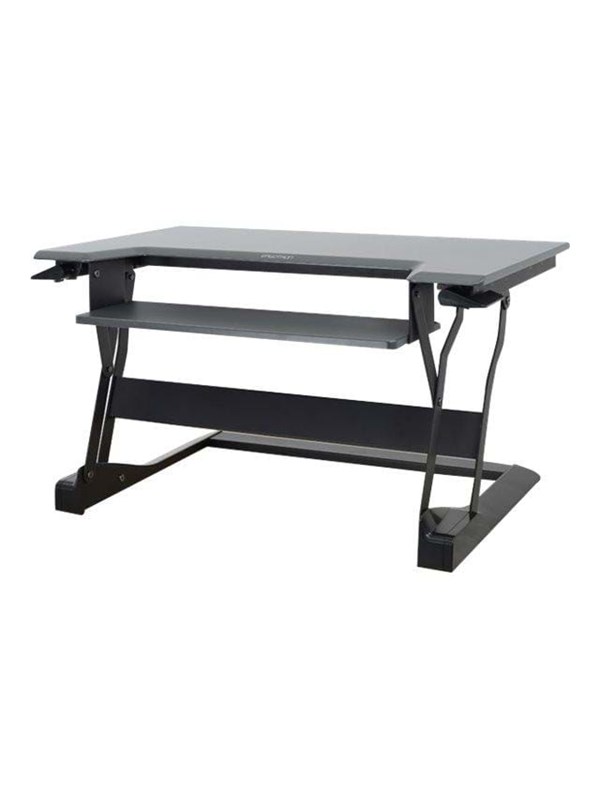 Ergotron WorkFit-T Sit-Stand Desktop Workstation - Max - recommended for