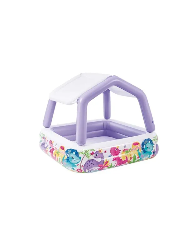 Intex Basseng med solskjerm 157x157x122cm