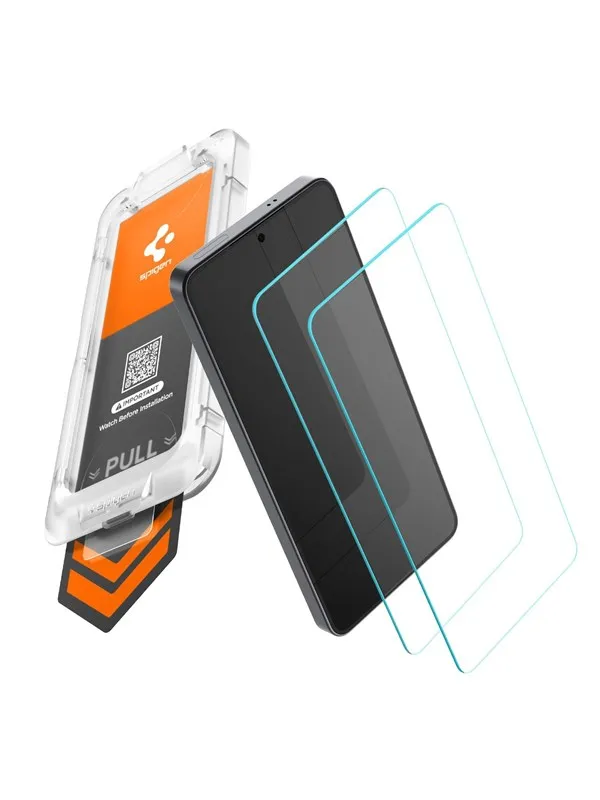 Spigen Glass tR EZ Fit Pro HD 2 Pack - transparency - Samsung Galaxy S26