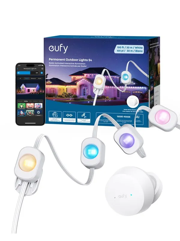 Eufy Permanent Utendørs Lys S4 30 m