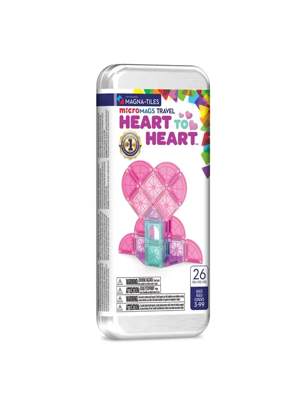 Magna-Tiles Heart to Heart Travel Set 26 pcs