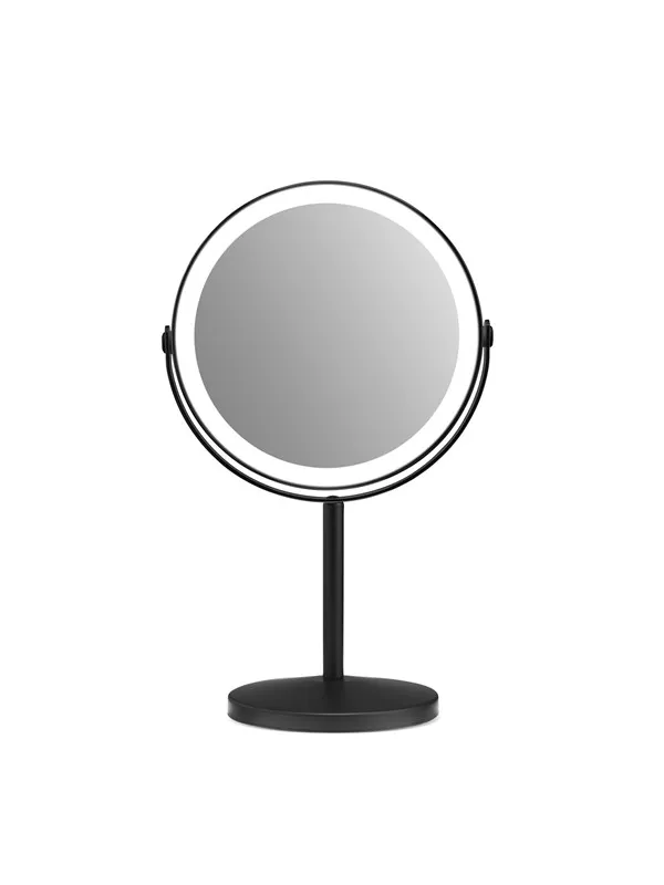 Gillian Jones Opladeligt LED bordspejl med 10x forstørrelse og USB-C - Mat sort