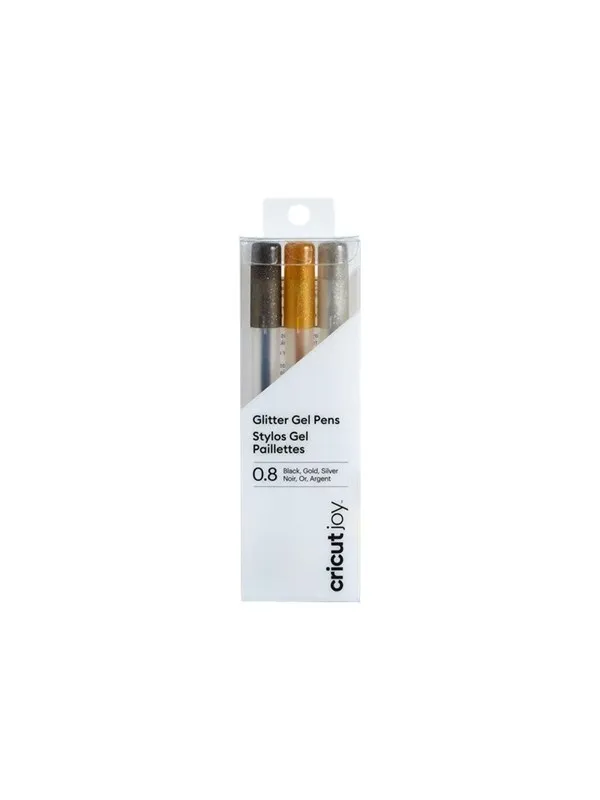 Cricut Joy - rollerball pen - glitter gold glitter silver glitter black (pack of 3)