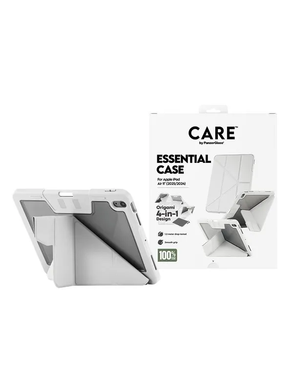 CARE by PanzerGlass Essential Case Light Grey iPad Air 11" (2024-2026)