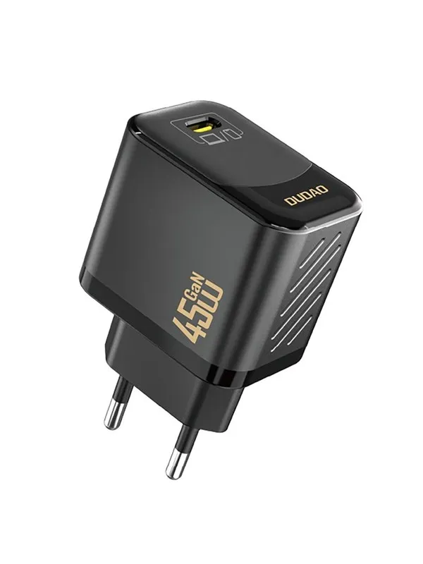 Dudao A28 45W GaN USB-C Wall Charger - Black