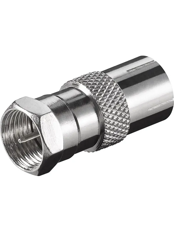 Pro F-adapter: F male > Coaxial female