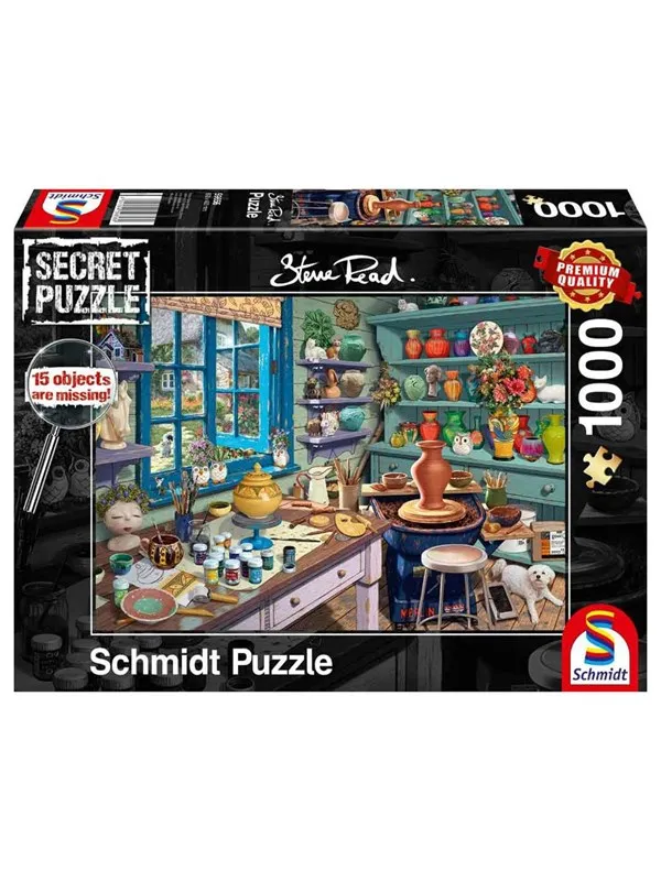 Schmidt Puzzle - Secret - Steve Read: Artist studio (1000