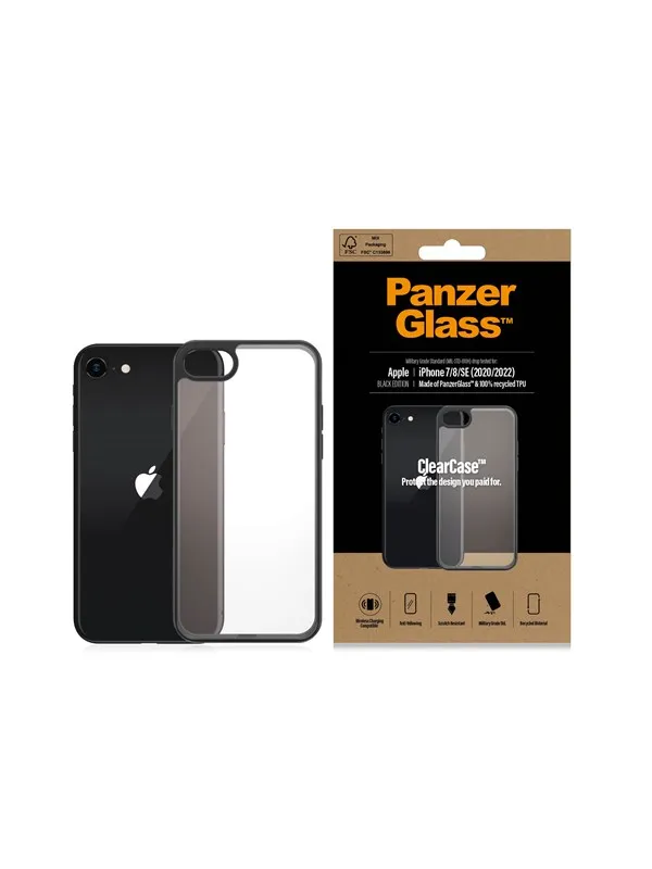 PanzerGlass ClearCase Apple iPhone 8 | 7 | SE (2020/2022) | Black