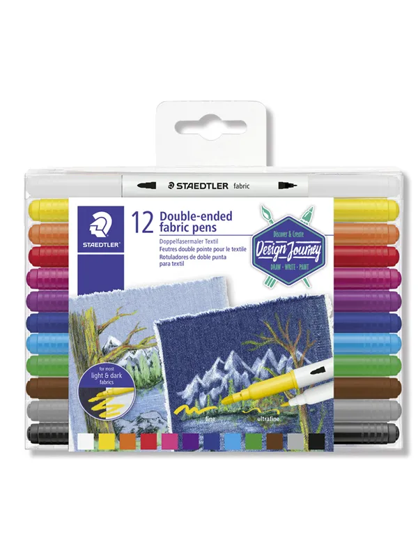 Staedtler TEKSTIL DUO 12 STK Assorted