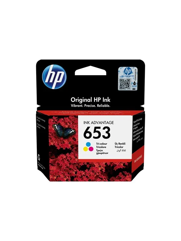 HP 653 / 3YM74AE Tri-Color Ink (Cyan Magenta Yellow)