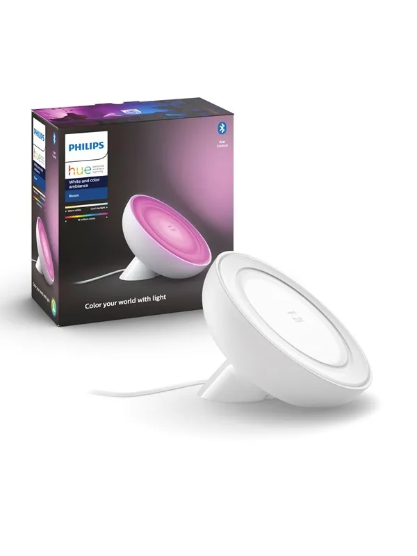Philips Hue Bloom Transportabel Bordlampe - BT - Hvit