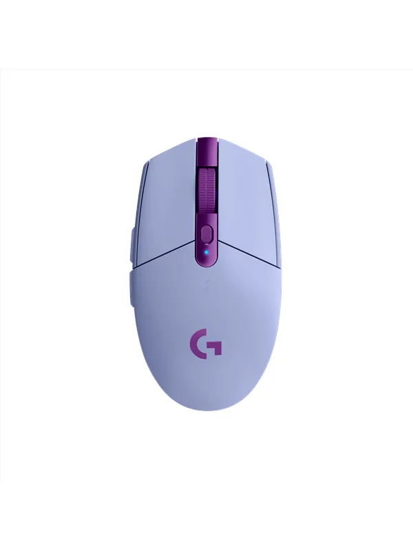 Logitech G305 LIGHTSPEED - Lilac - Gaming mus - Optisk - 6 - Lilla med RGB