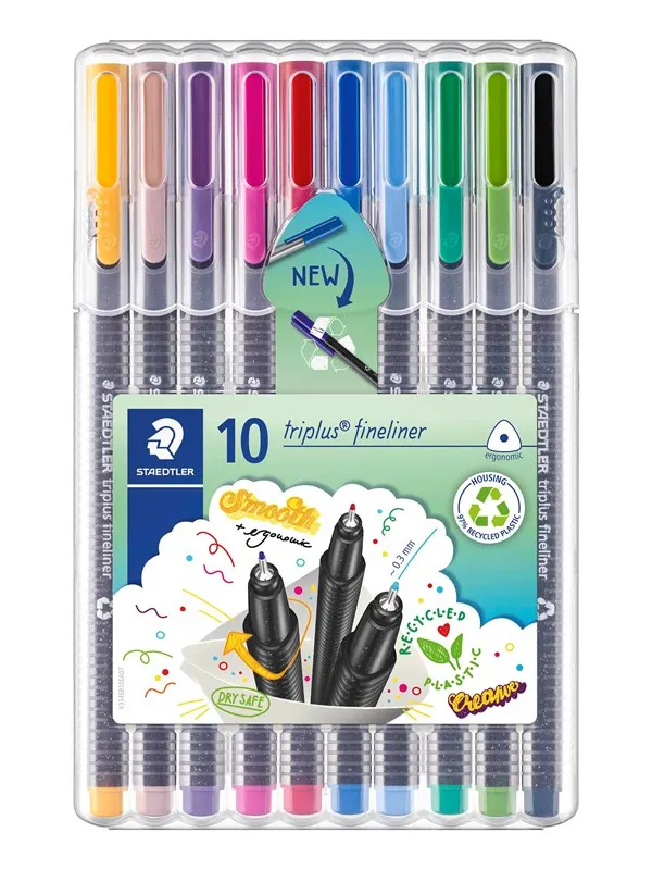 Staedtler Fineliner triplus 10 pcs box