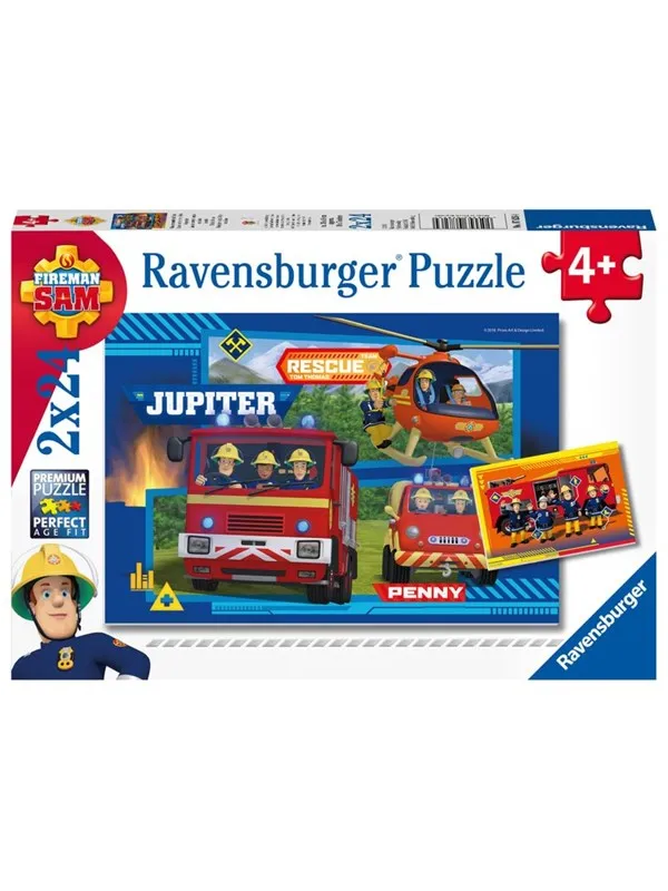 Ravensburger Fireman Sam To The Rescue 2x24p