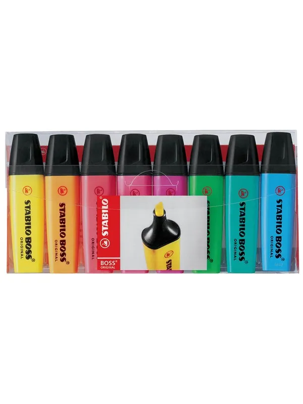 STABILO BOSS highlighter set of 8 colors