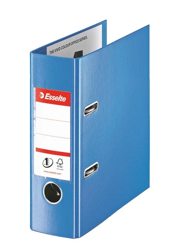 Esselte Brevordner  No.1 PP FSC® A5/75 mm VIVIDA blå