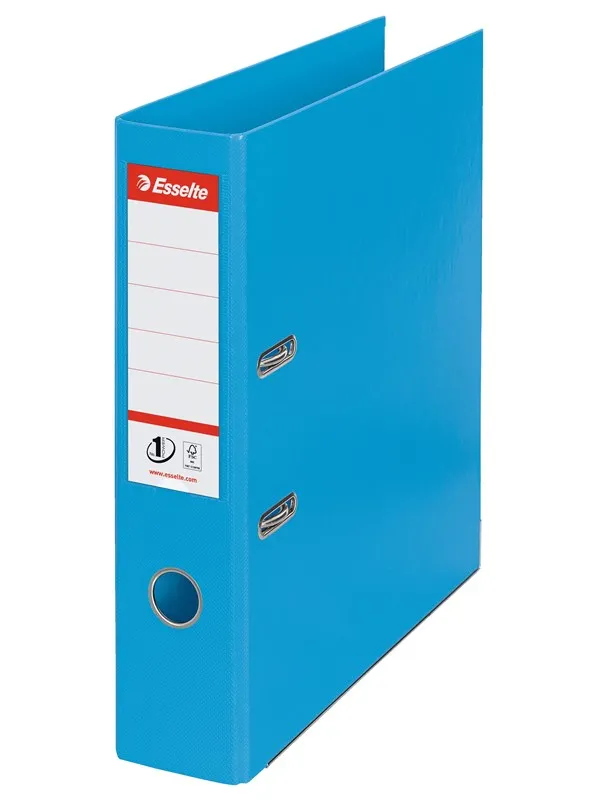 Esselte Brevordner  No.1 PP FSC® A4/75 mm Lyseblå