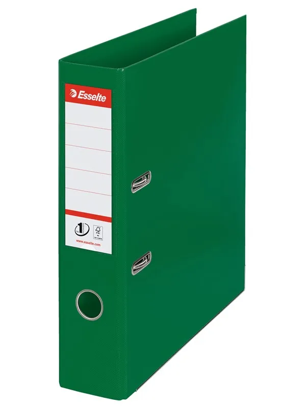 Esselte Brevordner  No.1 PP FSC® A4/75 mm Grønn