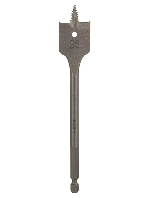 Bosch Flatfresebor Self Cut, sekskant D= 26,0 mm, L= 152 mm