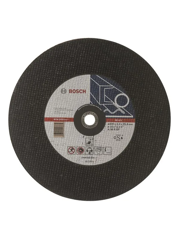 Bosch Kappeskive rett Expert for Metal A 36 R BF, 400 mm, 25,40 mm, 3,2 mm