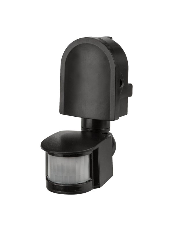Gripo Motion sensor 180° 1200W IP44, Black