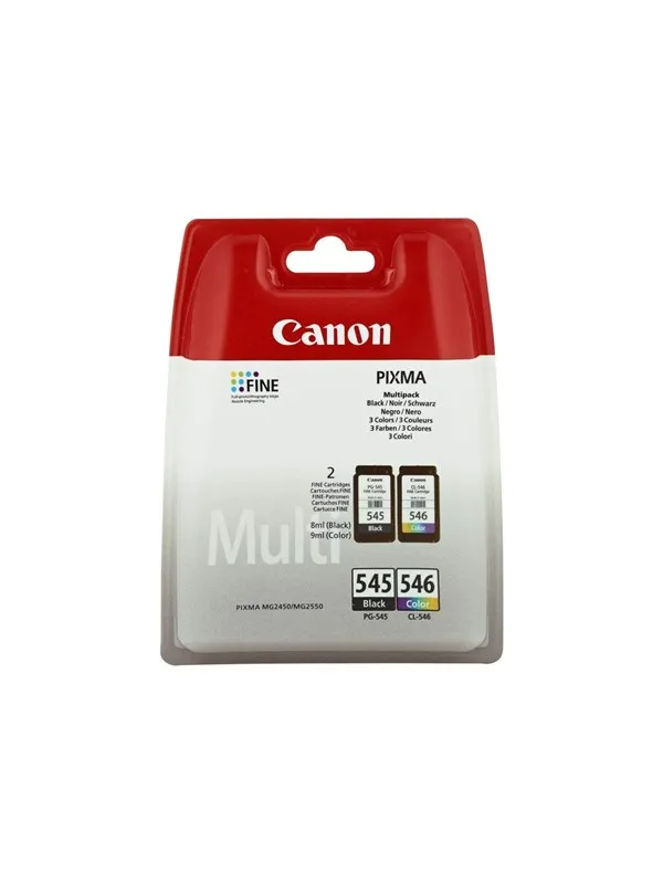 Canon PG-545/CL-546 / 8287B005 Multi Pac - Blekkpatron Colour (cyan, magenta, yellow)