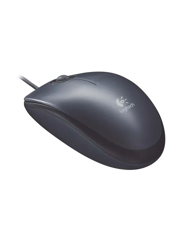 Logitech Mouse M100 - Mus - Optisk - 3 knapper - Svart