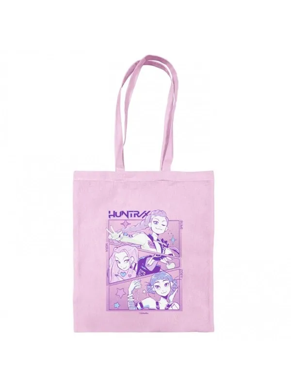 Pyramid - Tote Bag K-Pop Demon Hunters (Huntrix) Light Pink