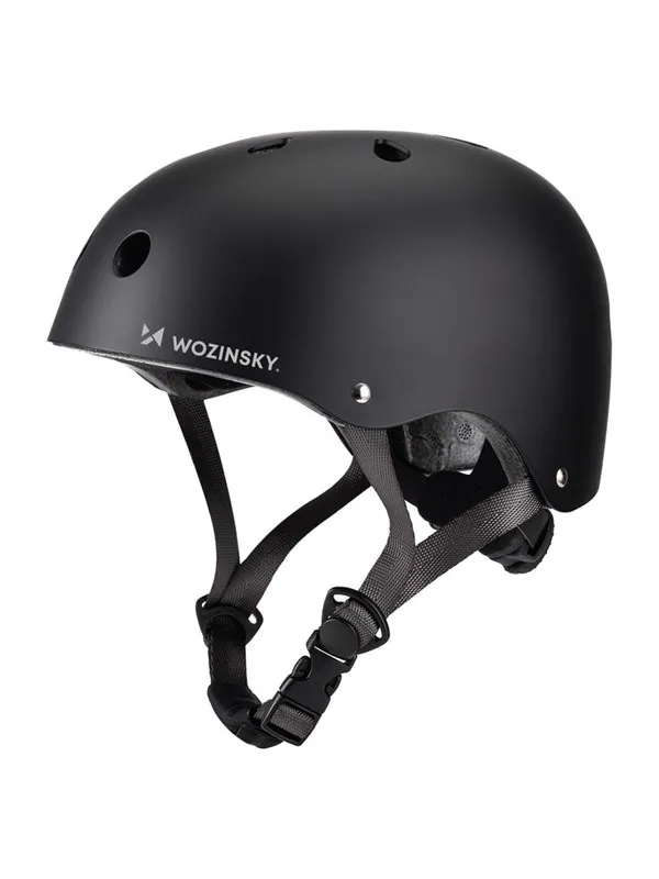 Wozinsky Lightweight BMX Bicycle Helmet/Scooter 54-58 cm - Black