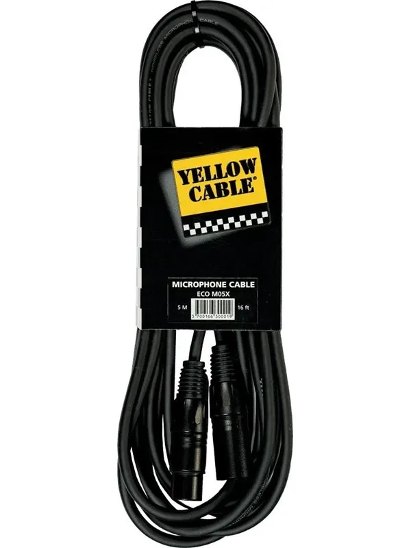 Yellow Cable M05X - XLR/XLR 5m.