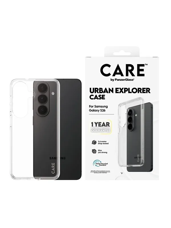 CARE by PanzerGlass Urban Explorer Case Transparent Samsung Galaxy S26