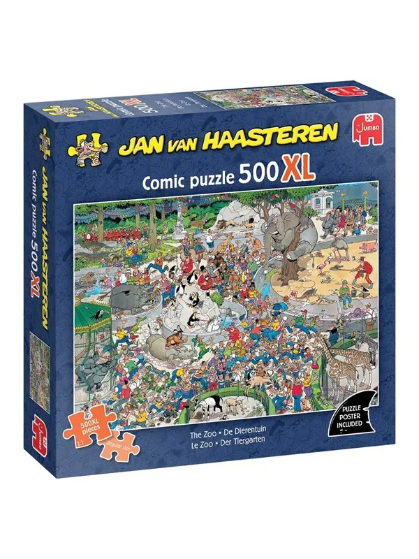 Jumbo Jan van Haasteren Jigsaw Puzzle - The Zoo - 500 XL pcs. Gulv