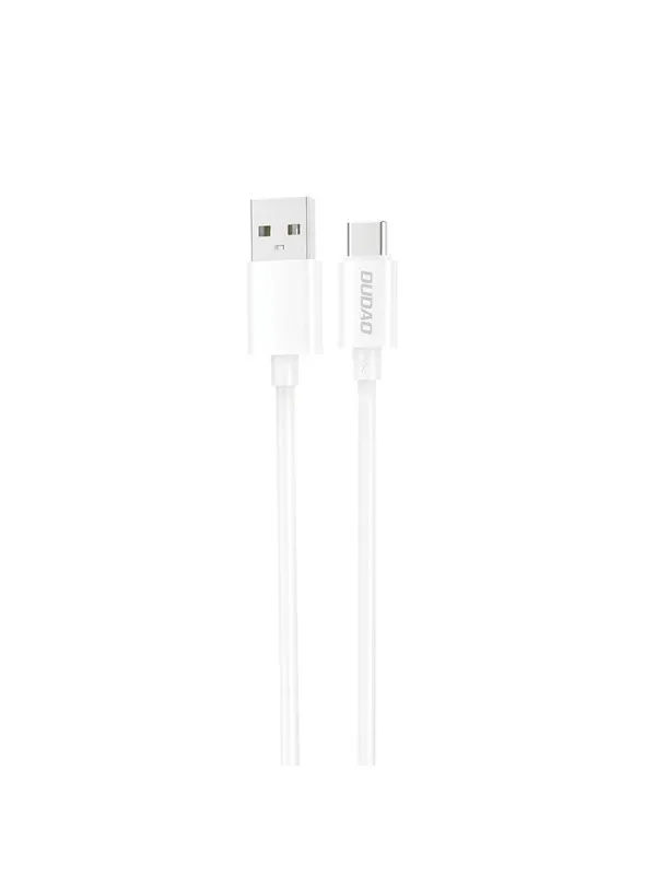 Dudao L4ST USB-A / USB-C 5A 1m cable - white