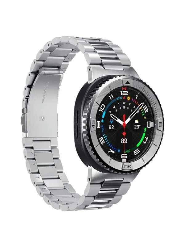 Spigen Bezel Tune (Pilot) - silver - Samsung Galaxy Watch 8 Classic 46mm